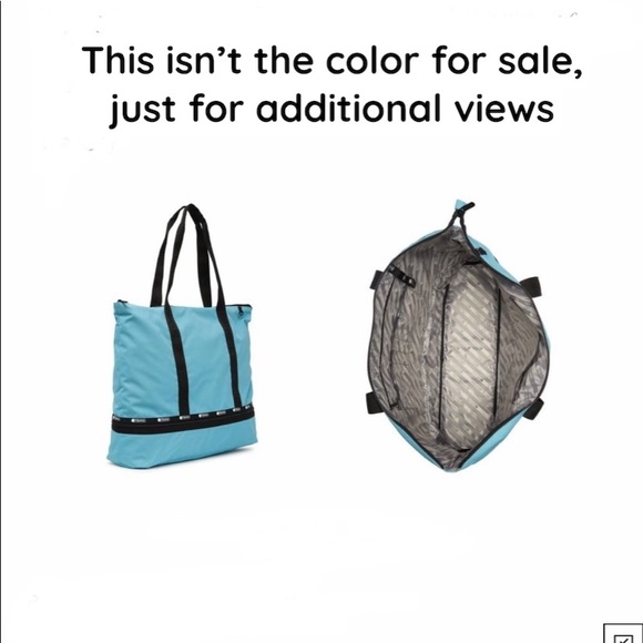 LeSportsac Lg. Expandable Rip Stop Nylon Bag - Picture 4 of 8